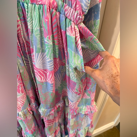 TAJ by Sabrina Crippa Pink, Blue, and Green colorful and festive design - Picture 5 of 9